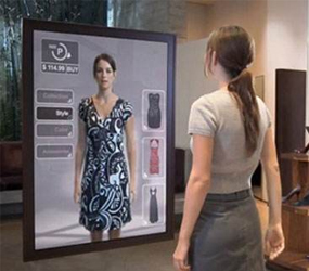 虛擬試衣鏡 智能體感試衣